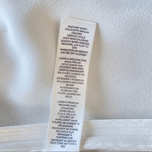 Chico’s Women’s Jacket Eyelet Antique White 3/4 Sleeve Size 0 / 4-6 - Picture 9 of 12